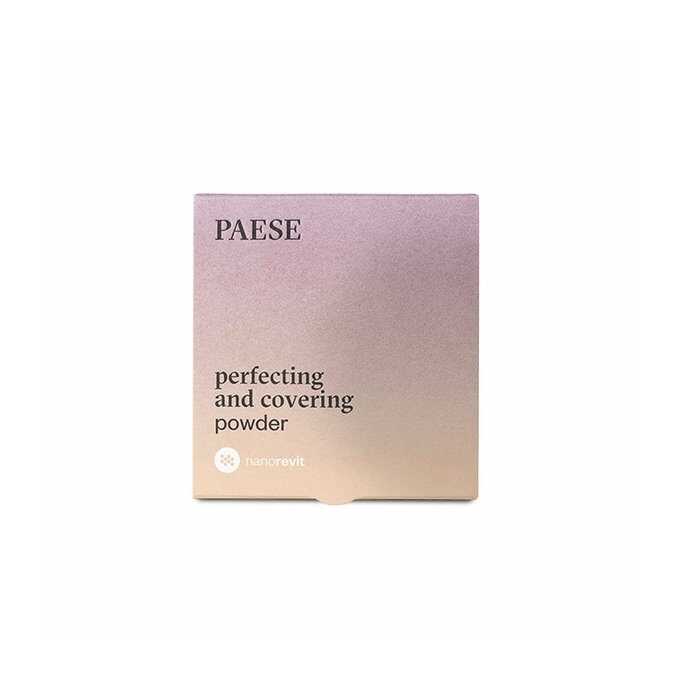 PAESE Puder Upiększająco-Kryjący Nanorevit Perfecting and Covering 02 Porcelain