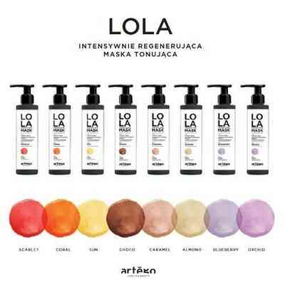 Artego Lola Maska Tonująca do Włosów Caramel 200ml