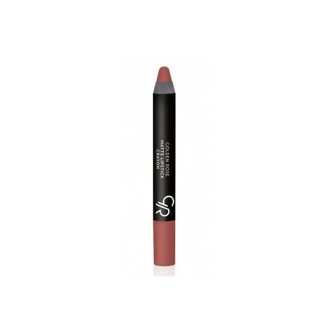 Golden Rose Matte Crayon Lipstick Pomadka w Kredce 21