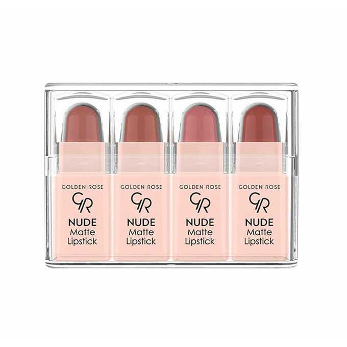 Golden Rose Zestaw Mini Matowych Pomadek do Ust Look Mix