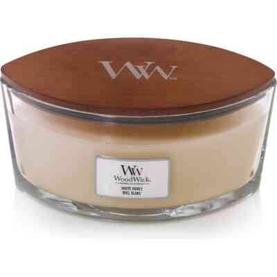 WoodWick Świeca Duża Elipsa White Honey