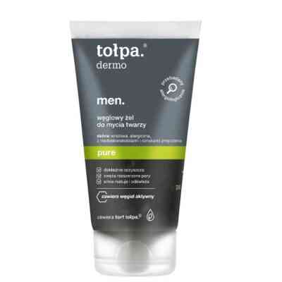 Tołpa Men Pure Węglowy Żel do Mycia Twarzy 150ml