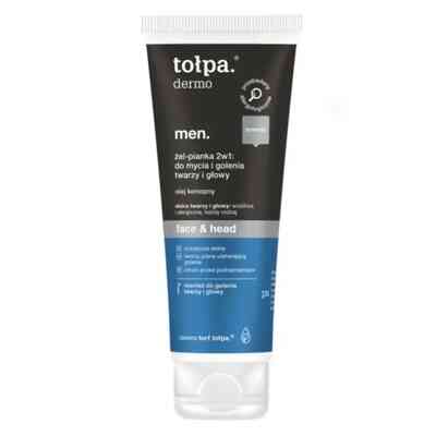 Tołpa Men Face &amp; Head Żel-Pianka 2w1 100ml