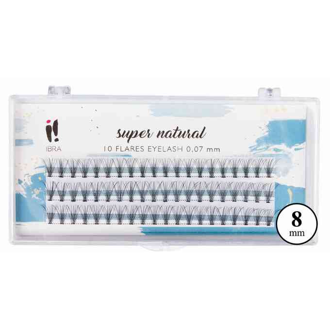IBRA Makeup Zestaw Kępek Rzęs Knot-Free 0,07-C-8mm 