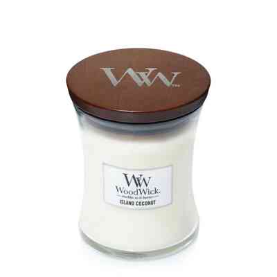WoodWick Świeca Średnia Island Coconut