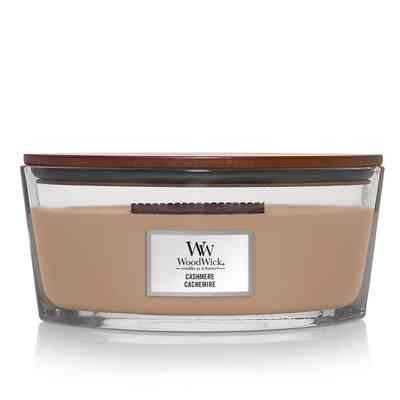 WoodWick Świeca Duża Elipsa Cashmere