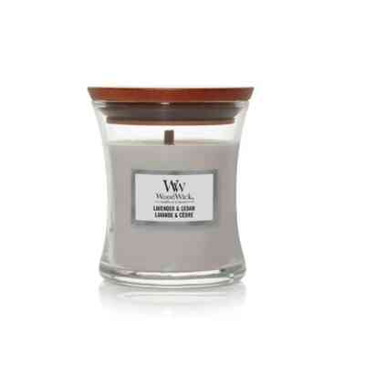 WoodWick Świeca Mała Lavender &amp; Cedar