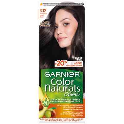 Garnier Color Naturals Farba do Włosów 3.12 Mroźny Brąz