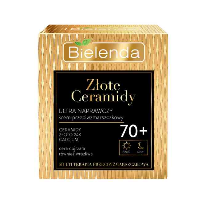 Bielenda Złote Ceramidy Krem do Twarzy 70+ 50ml