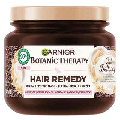 Garnier Botanic Therapy Maska do Włosów Krem Ryżowy i Organiczne Mleko Owsiane 340ml