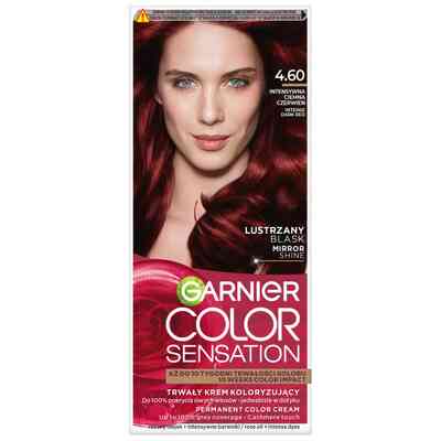 Garnier Color Sensation Farba do Włosów 4.60 Intensywna Ciemna Czerwień