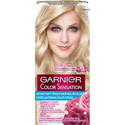 Garnier Color Sensation Farba do Włosów 111 Srebrny Superjasny Blond