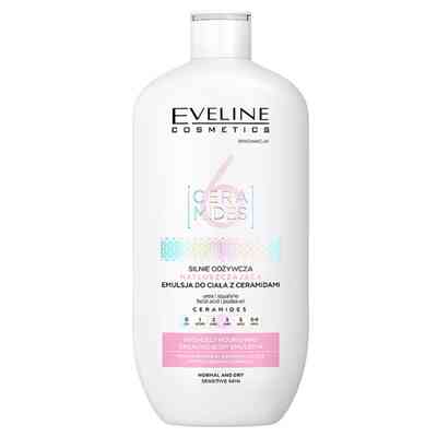 Eveline 6 Ceramides Silnie Odżywcza Natłuszczająca Emulsja do Ciała 350ml