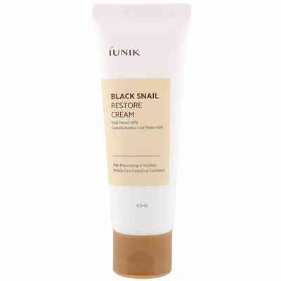 iUNIK Black Snail Odbudowujący Krem ze Śluzem Ślimaka 60ml