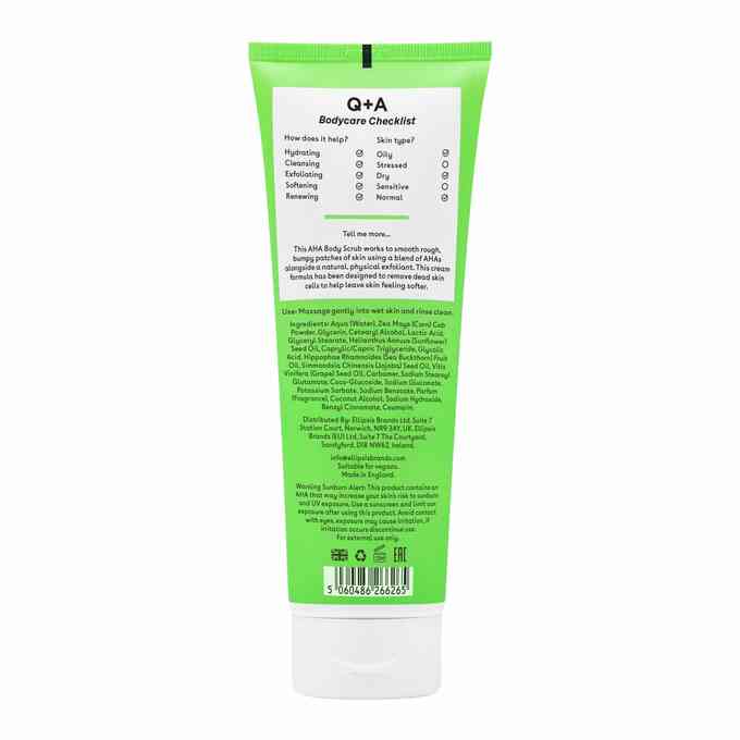 Q+A AHA Exfoliator Peeling do Ciała 250ml