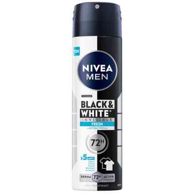 NIVEA MEN Black &amp; White Fresh Antyperspirant Spray 150ml