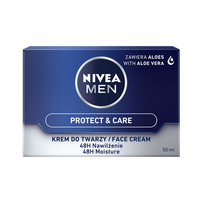 NIVEA MEN Protect &amp; Care Intensywnie Nawilżający Krem do Twarzy 50ml