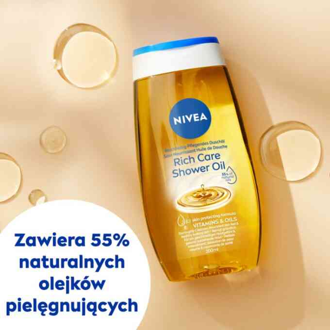 NIVEA Natural Oil Olejek pod Prysznic 200ml