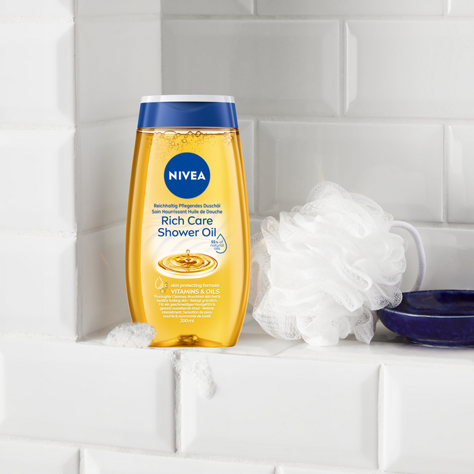 NIVEA Natural Oil Olejek pod prysznic, 200 ml