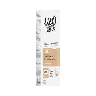 Under Twenty Krem Matujący BB 01 Light 60ml