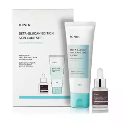 iUNIK Zestaw Travel Size Beta-Glucan Krem + Serum