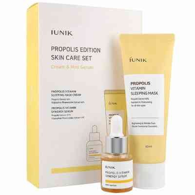 iUNIK Zestaw Travel Size Propolis Serum + Maska