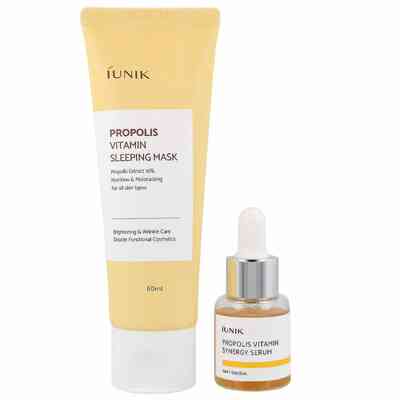 iUNIK Zestaw Travel Size Propolis Serum + Maska