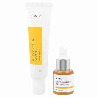 iUNIK Zestaw Propolis Vitamin Krem pod Oczy + Serum