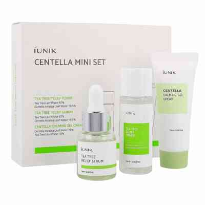 iUNIK Centella Mini Set Zestaw Kosmetyków z Wąkrotą Azjatycką Tonik + Serum + Krem