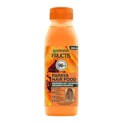 Garnier Fructis Papaya Hair Food Szampon do Włosów Zniszczonych 350ml