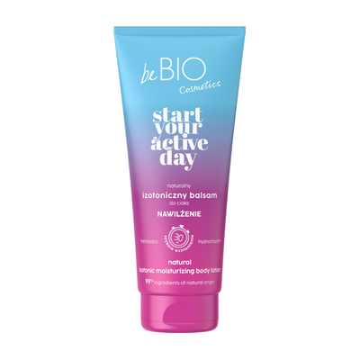 beBIO Start Your Active Day Izotoniczny Balsam do Ciała Nawilżenie 200ml
