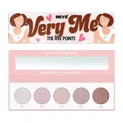Miyo Five Points Paleta Cieni do Powiek 08 Very Me