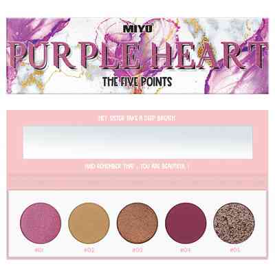 Miyo Five Points Paleta Cieni do Powiek 27 Purple Heart