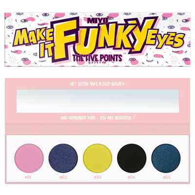 Miyo Five Points Paleta Cieni do Powiek 26 Make it Funky Eyes
