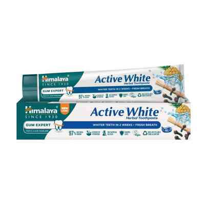 Himalaya Since 1930 Active White Gum Expert Ziołowa Wybielająca Pasta do Zębów 75ml