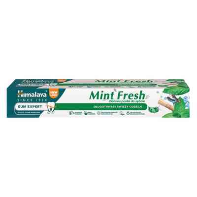 Himalaya Since 1930 Mint Fresh Gum Expert Ziołowa Pasta do Zębów Odświeżająca Oddech 75ml