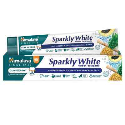 Himalaya Since 1930 Sparkly White Gum Expert Ziołowa Wybielająca Pasta do Zębów 75ml
