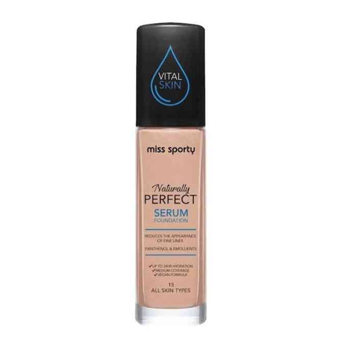 Miss Sporty Naturally Perfect Serum Foundation Podkład Serum 15 All Skin Types
