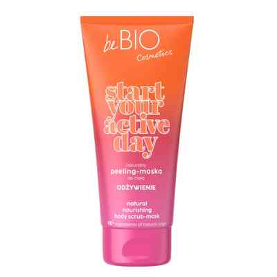 beBIO Start Your Active Day Naturalny Peeling-Maska do Ciała Odżywienie 200ml