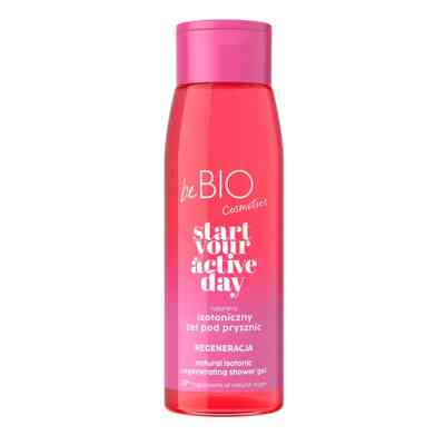 beBIO Start Your Active Day Naturalny Izotoniczny Żel pod Prysznic Regeneracja 400ml