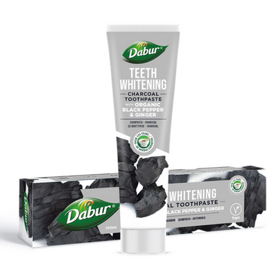 Dabur Wybielająca Pasta do Zębów z Organicznym Pieprzem i Imbirem 100ml