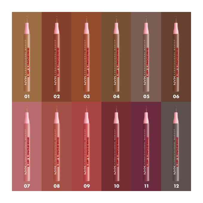 NYX Professional Makeup Lip Lingerie Wodoodporna Konturówka do Ust z Tintem 01 Tease u Later
