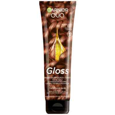 Garnier Olia Gloss Maska Tonująca do Włosów Miedziany Brąz 150ml