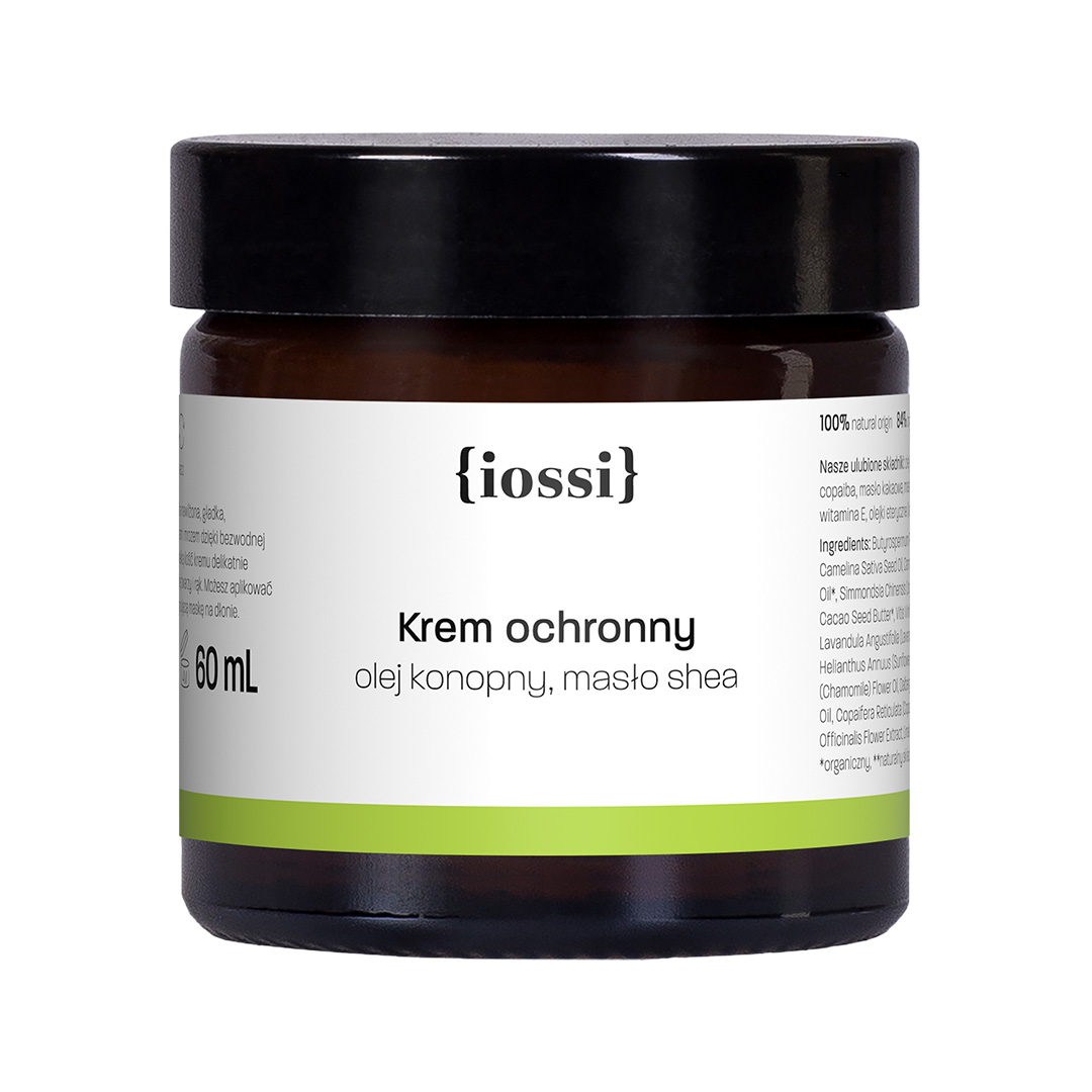 IOSSI Krem Ochronny z Olejem Konopnym i Masłem Shea 60ml
