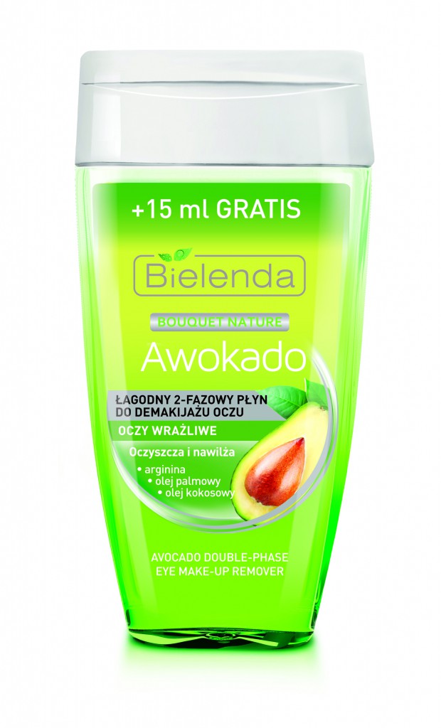 Bielenda Dwufazowy Płyn do Demakijażu Oczu - Awokado