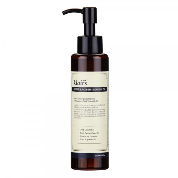 Klairs Gentle Black Deep Cleansing Oil Olej do Demakijażu