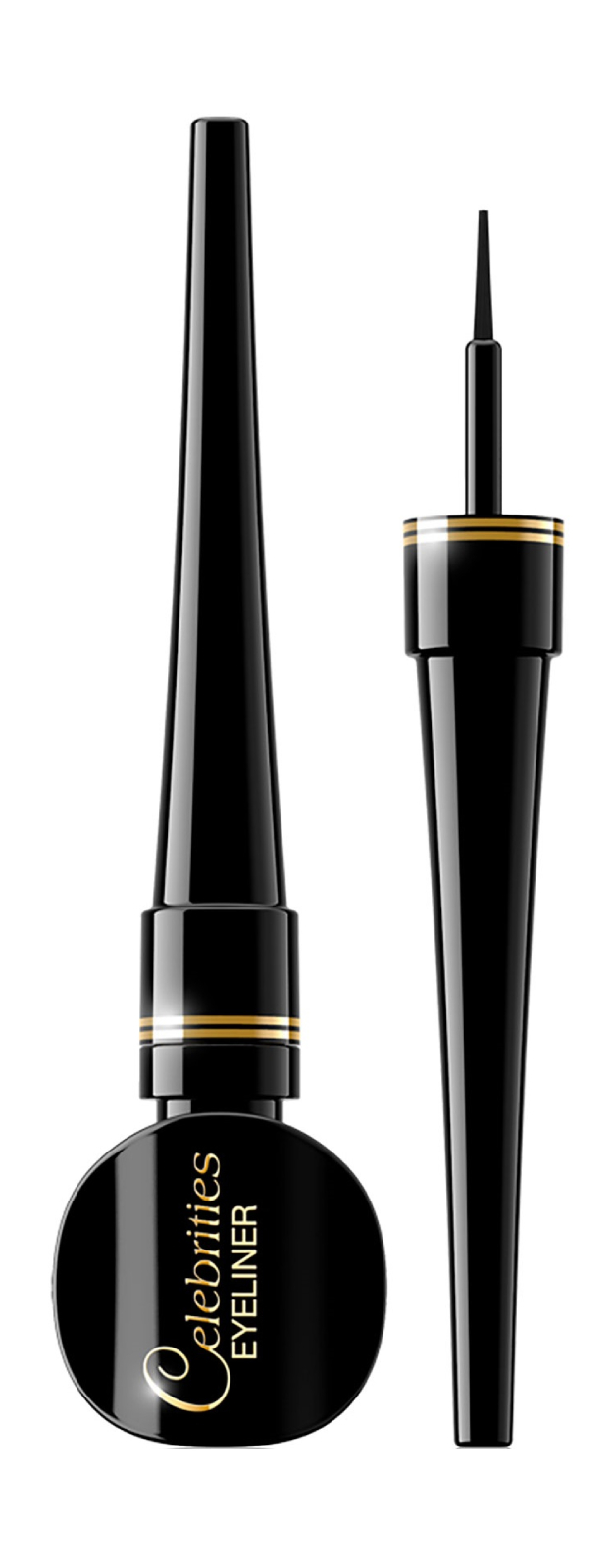 Eveline Celebrities Eyeliner w Płynie Czarny