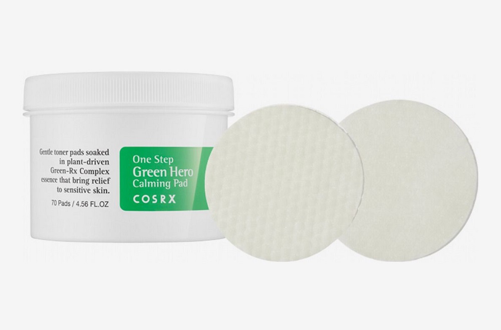 COSRX One Step Green Hero Calming Pad Płatki Złuszczające 70 Sztuk