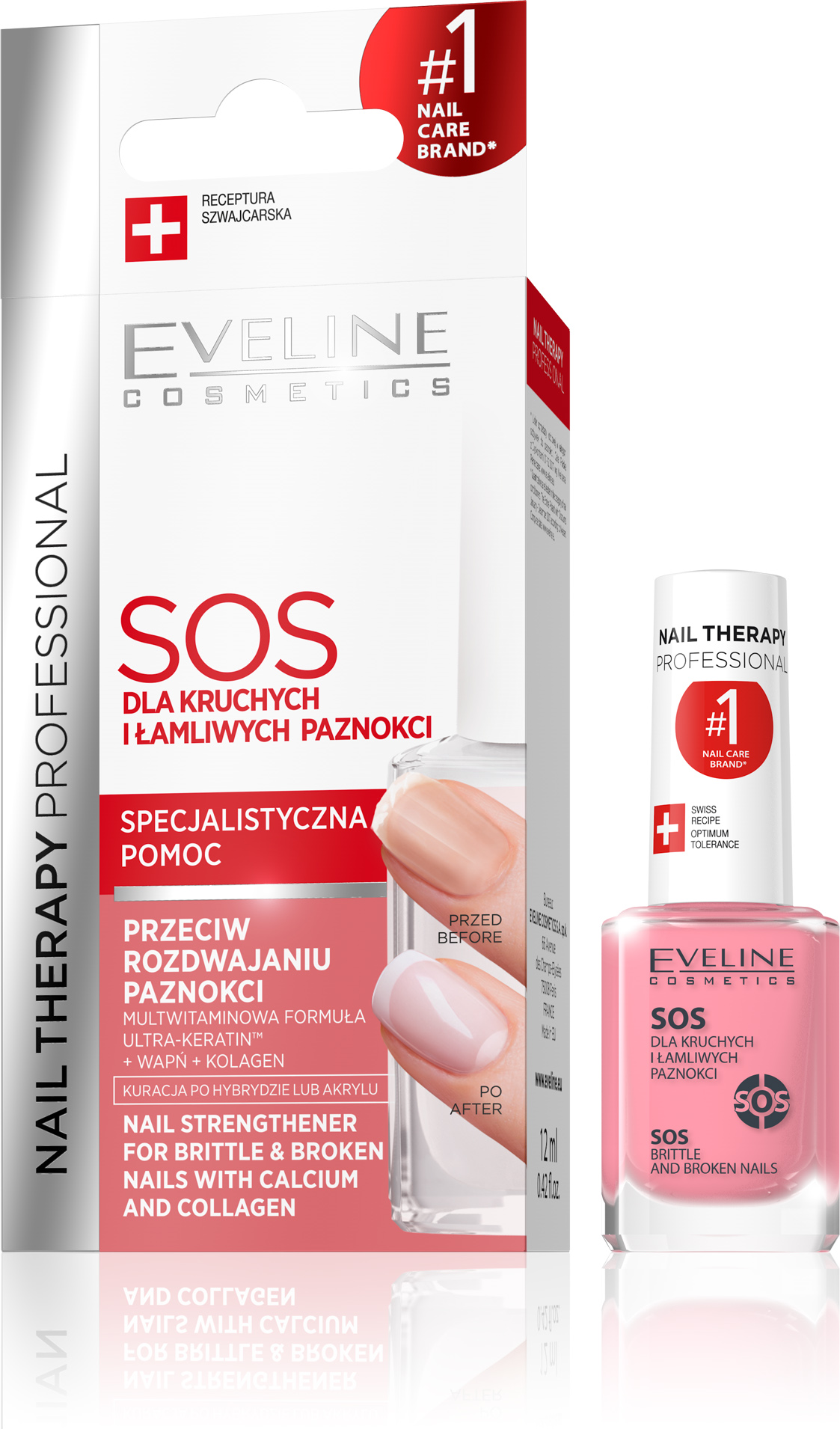 Eveline Odżywka SOS dla Kruchych i Łamliwych Paznokci