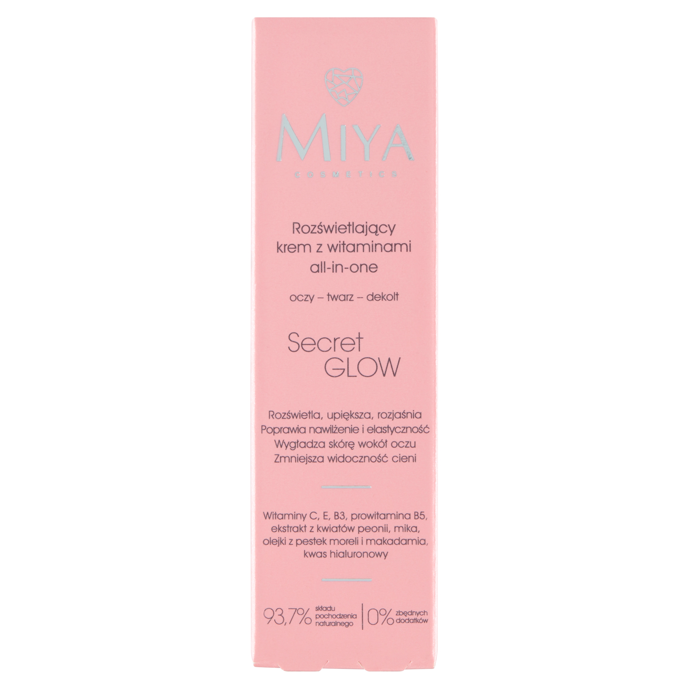 MIYA Rozświetlający Krem do Twarzy z Witaminami Secret Glow